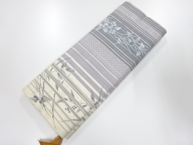 JAPANESE KIMONO / ANTIQUE BOLT FOR KIMONO / SILK / TSUMUGI